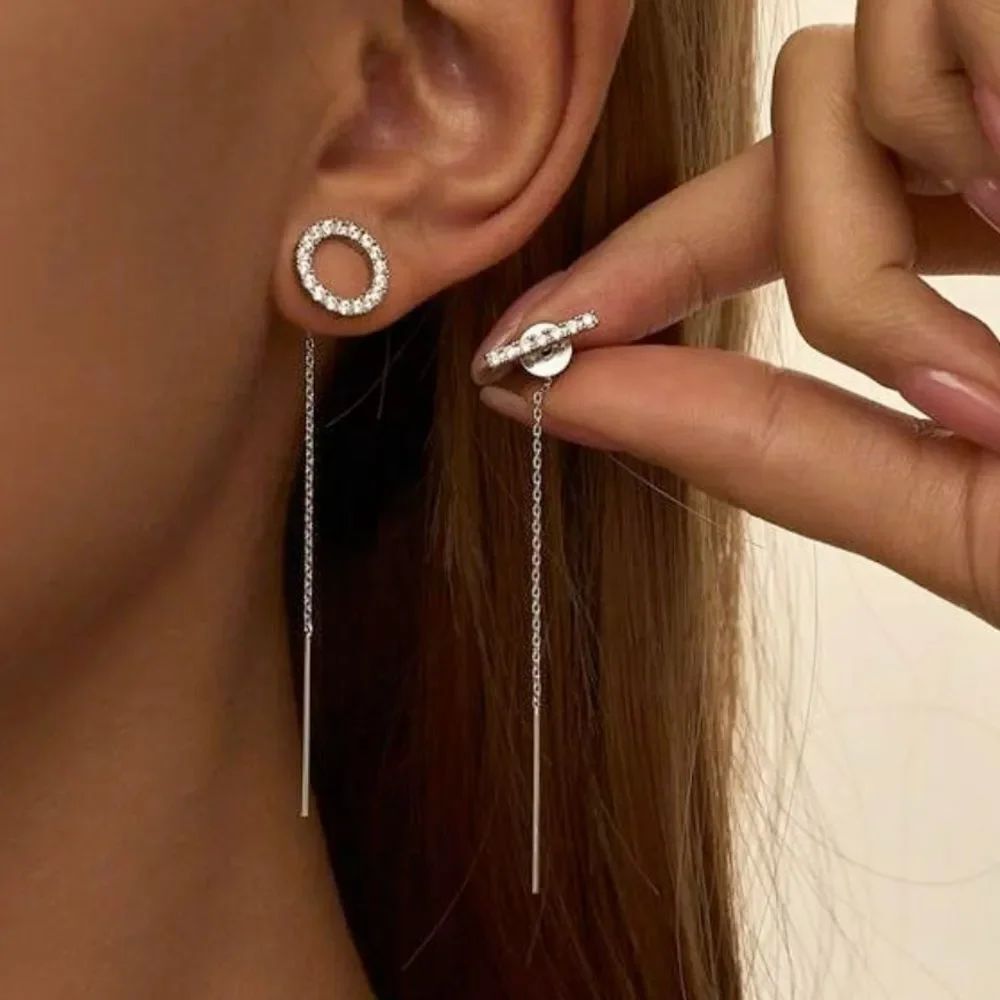 Diamond Drop Earrings #2006
